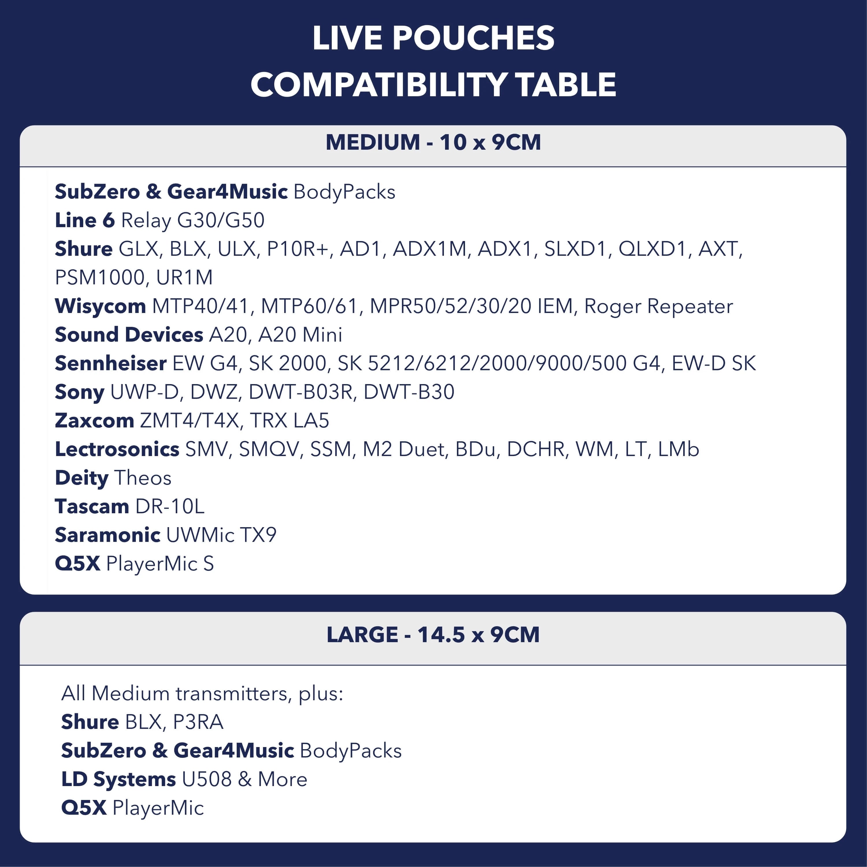 Live Pouch URSA | Wonka Audio